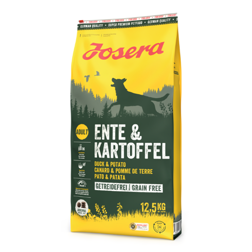 Josera Duck & Potato grain-free complete dry food for medium to large breed dogs