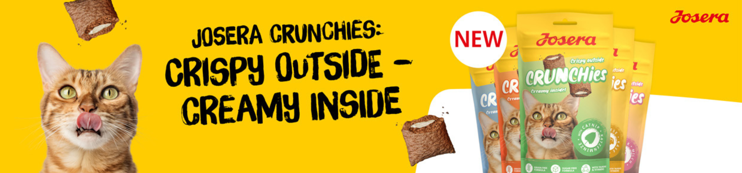 Josera Cat Crunchies low calorie grain free treats for cats