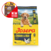 Josera Medi/Maxi Adult Chicken & Rice with lots of meat and large kibble for larger dog sizes new bag design