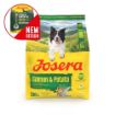 Josera All Sizes Adult Salmon & Potato grain-free single meat protein complete food for small medium and large dogs new bag design