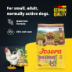 Josera Mini Adult Duck and Potato for small breeds needing grain-free food and a single source of meat protein product benefits