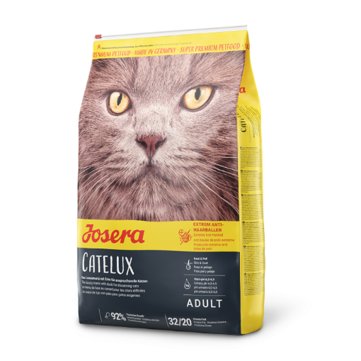 Josera Catelux complete cat food with anti hairball for fussy cats
