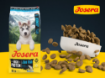 Josera High Protein Junior Sea Fish for active puppies and young dogs with kibble bowl