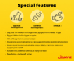 Josera Junior Kids complete gluten-free food with salmon oil for larger puppies and junior dogs special features