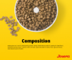 Josera Senior Salmon & Rice complete dry dog food with lower protein lower fat and omega-3 composition