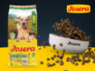 Josera Senior Salmon & Rice complete dry dog food with lower protein lower fat and omega-3 kibble and bowl
