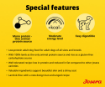 Josera All Sizes Adult Lamb & Rice gluten free lighter complete food for small medium and large dogs special features