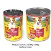 Josera Meat Lovers Menu Multipack grain free complete wet food for adult dogs variety pack including Beef and Potato