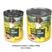 Josera Meat Lovers Pure Multipack grain free complete pure meat wet food for adult dogs variety pack including pure chicken